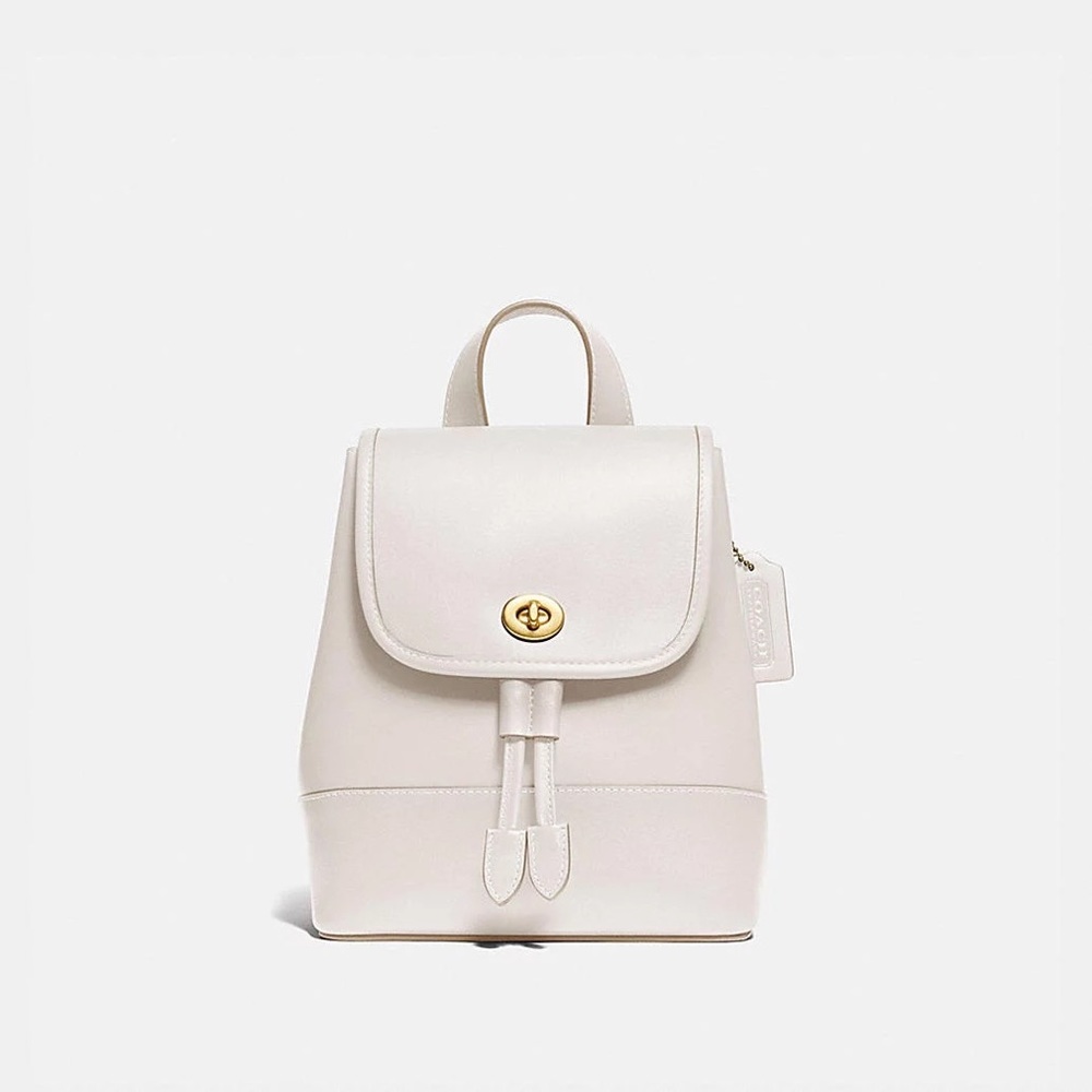 Coach - Turnlock Backpack in Ivory